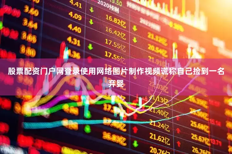 股票配资门户网登录使用网络图片制作视频谎称自己捡到一名弃婴